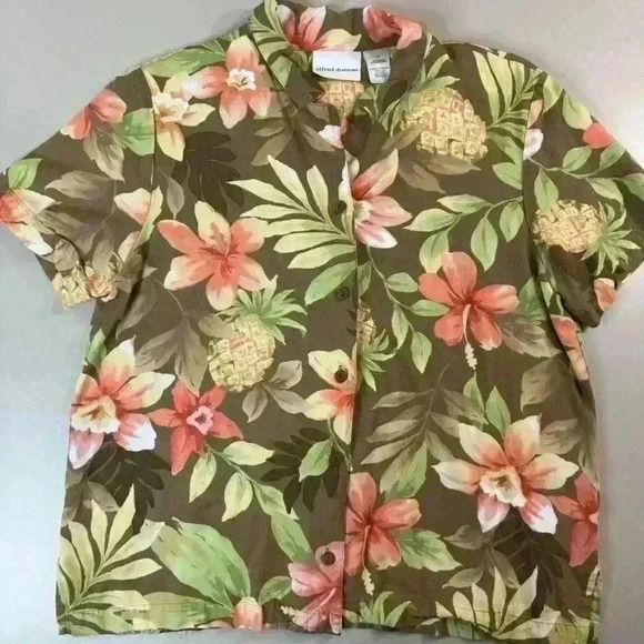 Alfred Dunner Tops - Alfred Dunner Women’s Fall Aloha Blouse Size 12
